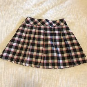 Plaid skirt